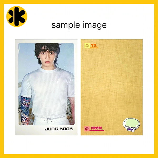 Qoo10] BTS V フォトメッセージカード 56