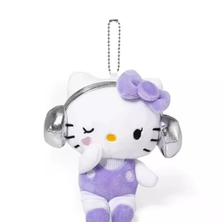 【1点ご購入 で10点プレゼントいたします】紫のイヤホンキティちゃんランドセルストラップリュックサックぬいぐるみキーホルダーかわいい女の子のぬいぐるみ小物 【1点ご購入 で10点プレゼントいたします】紫のイヤホンキティちゃんランドセルストラップリュックサックぬいぐるみキーホルダーかわいい女の子のぬいぐるみ小物