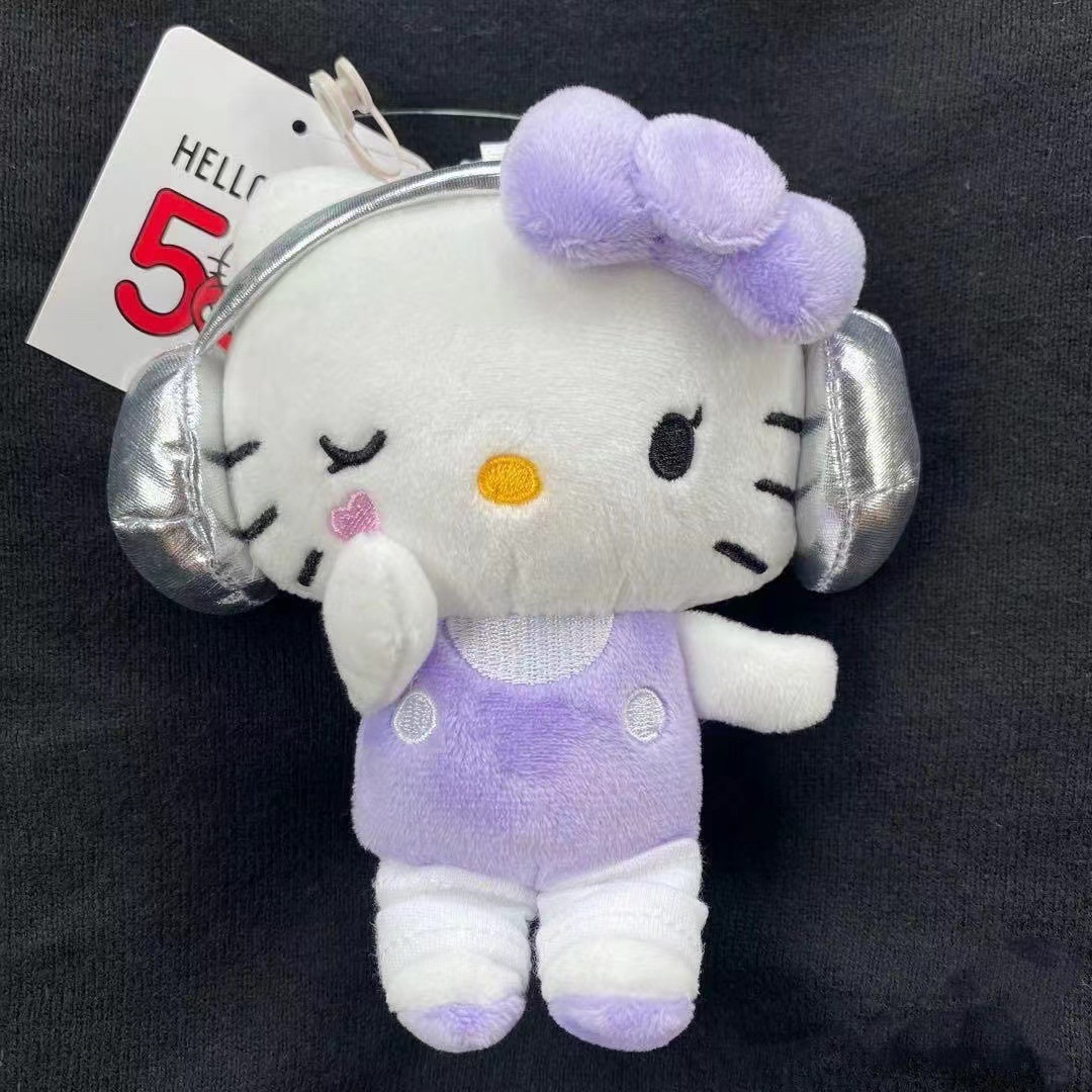 【1点ご購入 で10点プレゼントいたします】紫のイヤホンキティちゃんランドセルストラップリュックサックぬいぐるみキーホルダーかわいい女の子のぬいぐるみ小物 【1点ご購入 で10点プレゼントいたします】紫のイヤホンキティちゃんランドセルストラップリュックサックぬいぐるみキーホルダーかわいい女の子のぬいぐるみ小物