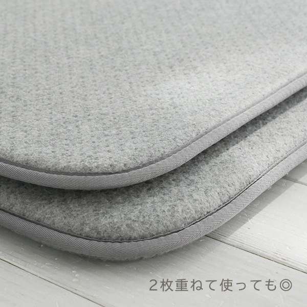 防音マット ラグ カーペット アンダーラグ ゆかもふ 20mm厚 1.5畳 115×170cm 滑り止め 防音 洗える 防音等級特級 ホットカーペット対応 下敷き すべり止め 床暖房対応 ゆかモフ