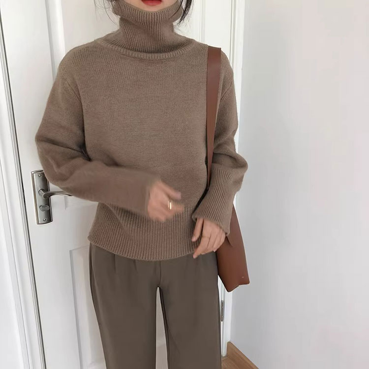 ガーリー おすすめ オシャレ トレンド 人気 プチプラ 長袖ニットセーター 長袖ニットプルオーバー