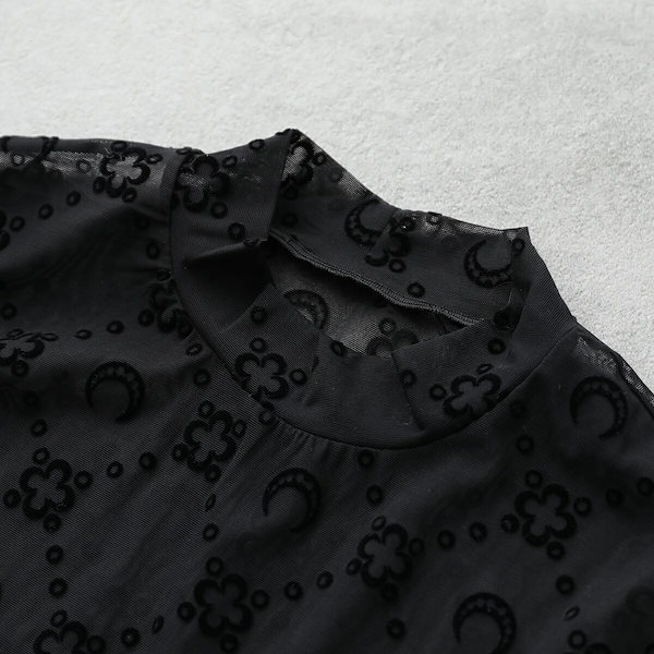 マリーンセル MARINE SERRE セカンドスキン　黒 marine serre マリーンセル セカンドスキン - メルカリ