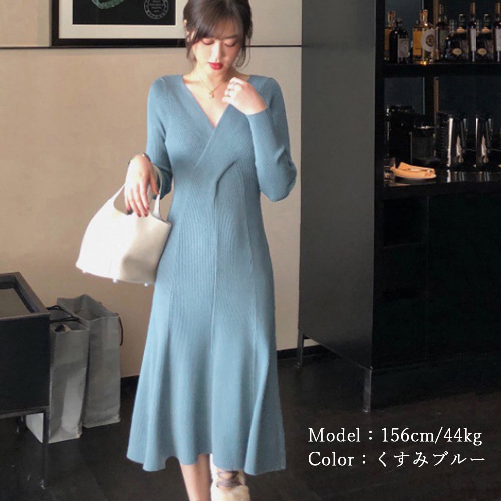 ワンピース レディース 秋冬 韓国 清楚 上品 セクシー ロングワンピース ワンピ ミモレ丈 Aライン フェミニン ブラウス 着やせ 40代 50代 ワンピース レディース 秋冬 韓国 清楚 上品 セクシー ロングワンピース ワンピ ミモレ丈 Aライン フェミニン ブラウス 着やせ 40代 50代