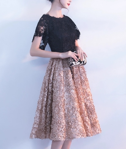 ドレス イブニングドレス ウェディング パーティー 結婚式 二次会 披露宴 演奏会 発表会 ステージ 舞台 演劇 膝丈 半袖 ラウンドネック Aライン レース 刺繍 ウエストリボン 切り替えデザイン ドレス イブニングドレス ウェディング パーティー 結婚式 二次会 披露宴 演奏会 発表会 ステージ 舞台 演劇 膝丈 半袖 ラウンドネック Aライン レース 刺繍 ウエストリボン 切り替えデザイン