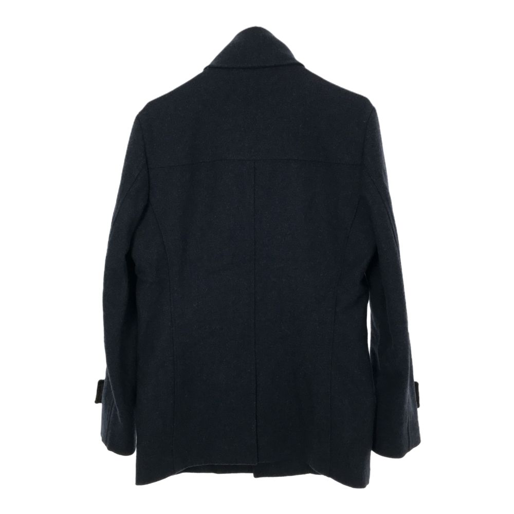 長袖 ウールコート 4 ネイビー メンズ 長袖 ウールコート 4 ネイビー メンズ