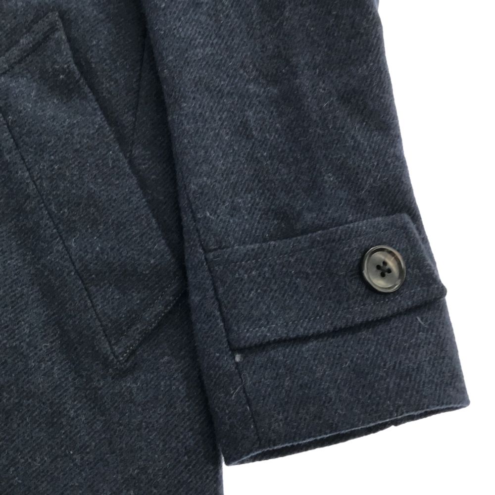 長袖 ウールコート 4 ネイビー メンズ 長袖 ウールコート 4 ネイビー メンズ