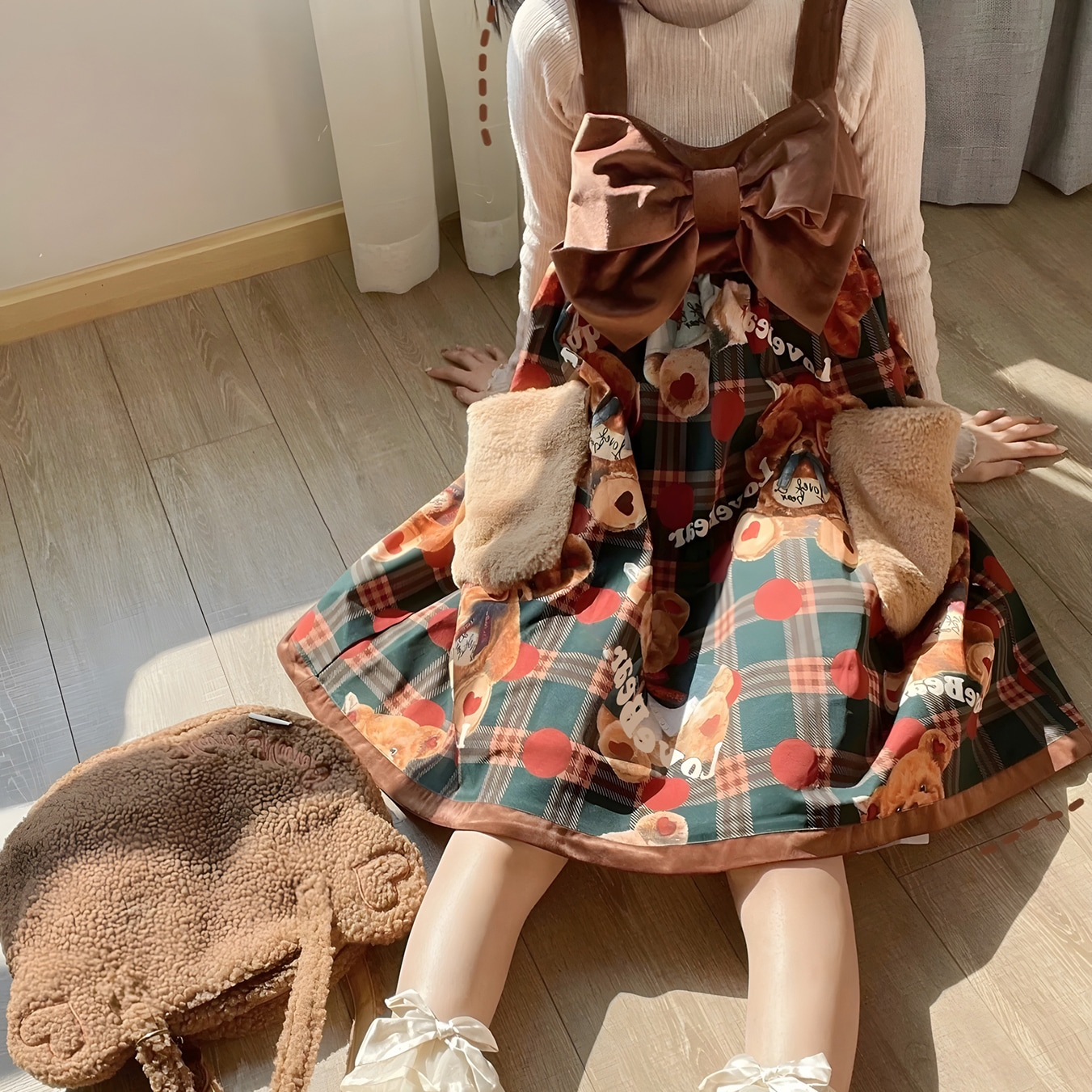 2025SS プリーツプリーズ FLICKER 白黒ロングスカート VERY NaVY2024年