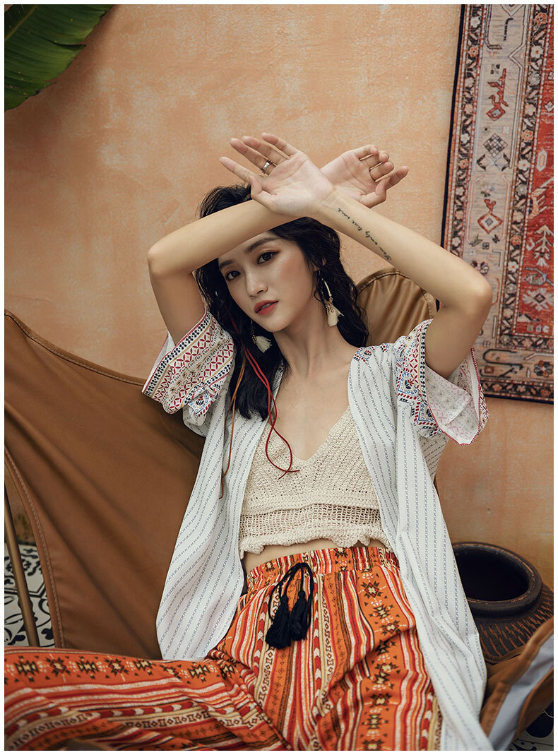 レディース アウター カーディガン コート ロング丈 長袖 フレアスリーブ 透け感 シースルー