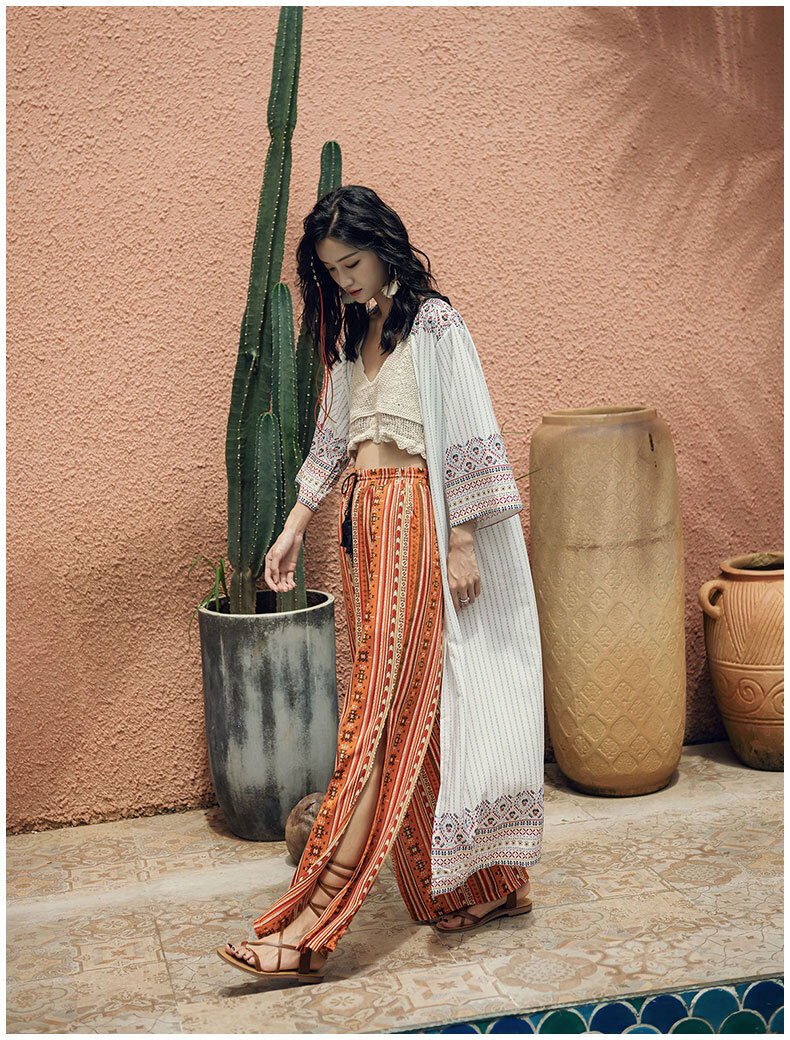 レディース アウター カーディガン コート ロング丈 長袖 フレアスリーブ 透け感 シースルー