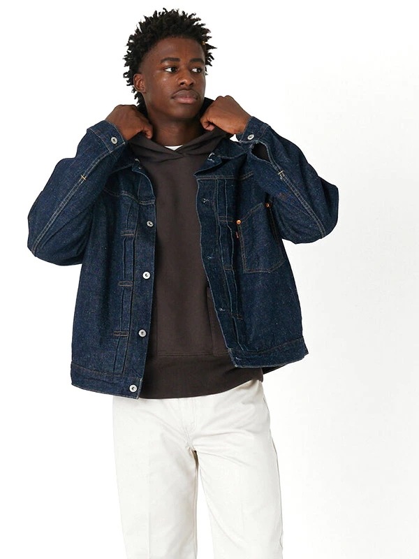 LEVIS リーバイス プレミアム LEVI S PREMIUM ジャケット デニムジャケット 1st トラッカージャケット ダークインディゴ A3174-0002 LEVIS リーバイス プレミアム LEVI S PREMIUM ジャケット デニムジャケット 1st トラッカージャケット ダークインディゴ A3174-0002