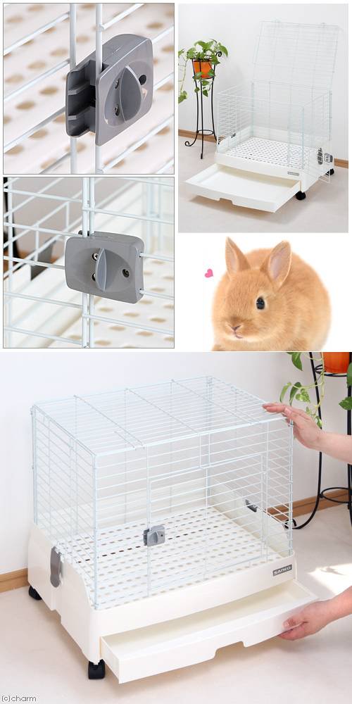 EASY HOME EVO ケージ 620x505x550mm 楽天市場】うさぎケージ 三晃商会 イージーホームエボ60WH