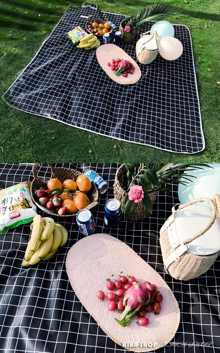 レジャーシート 200*200cm 折りたたみ ピクニックマット 洗える キャンプシート クッション