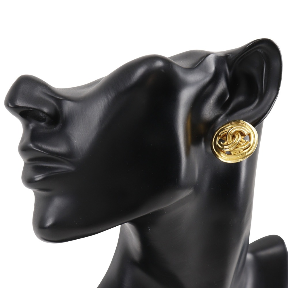 ココマーク ヴィンテージ イヤリング 金メッキ 96P 約11.7g レディース 中古品 ココマーク ヴィンテージ イヤリング 金メッキ 96P 約11.7g レディース 中古品