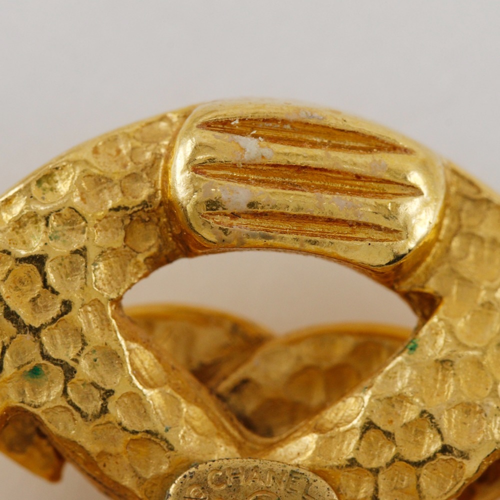 ココマーク ヴィンテージ イヤリング 金メッキ 96P 約11.7g レディース 中古品 ココマーク ヴィンテージ イヤリング 金メッキ 96P 約11.7g レディース 中古品