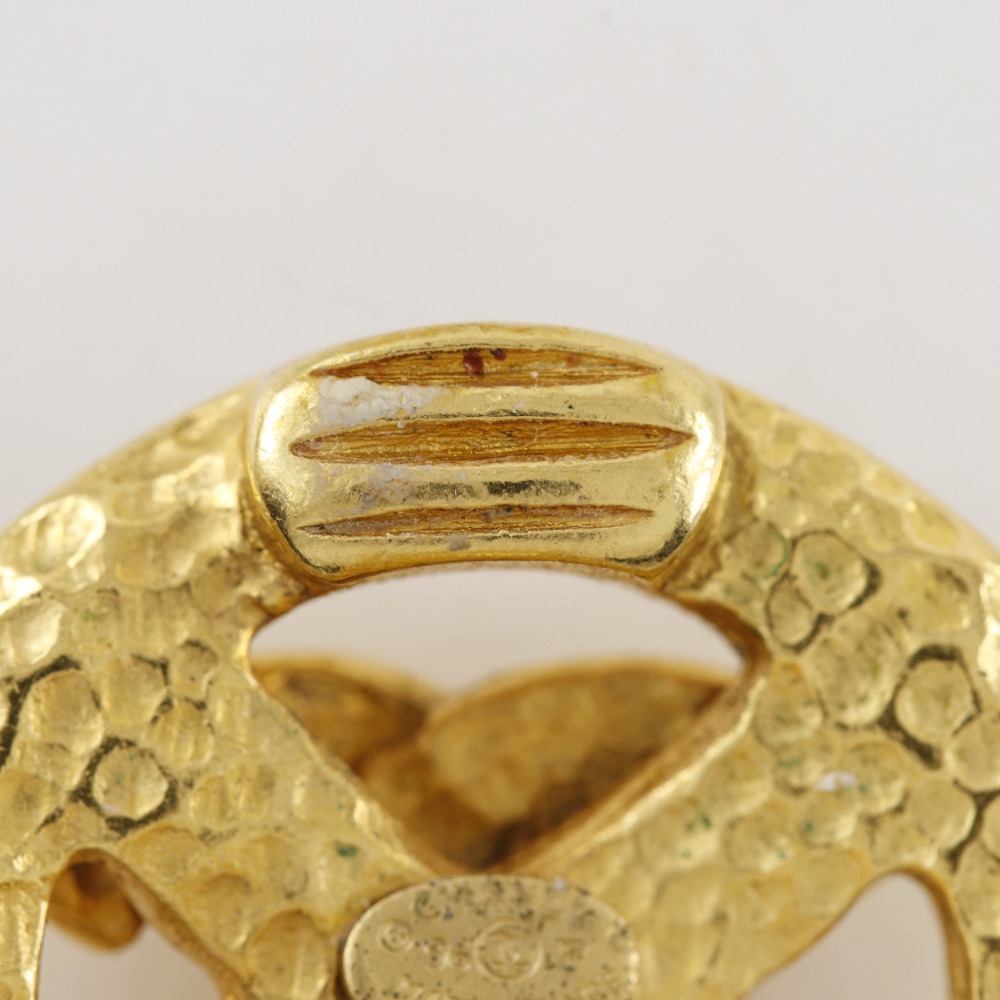 ココマーク ヴィンテージ イヤリング 金メッキ 96P 約11.7g レディース 中古品 ココマーク ヴィンテージ イヤリング 金メッキ 96P 約11.7g レディース 中古品