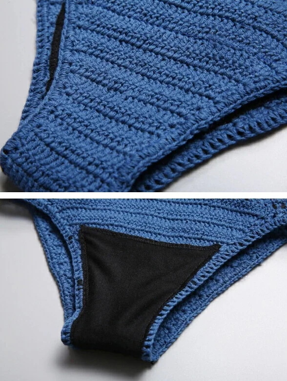 新作 -039014 セクシービキニ かき編み 組合せ自由 ハンドメイド 素材にこだわった一着オシャレ ニット 水着 ブラジリアン レディース水着 ビキニ 欧米人気 セレブ愛用 海 旅行 新婚旅行