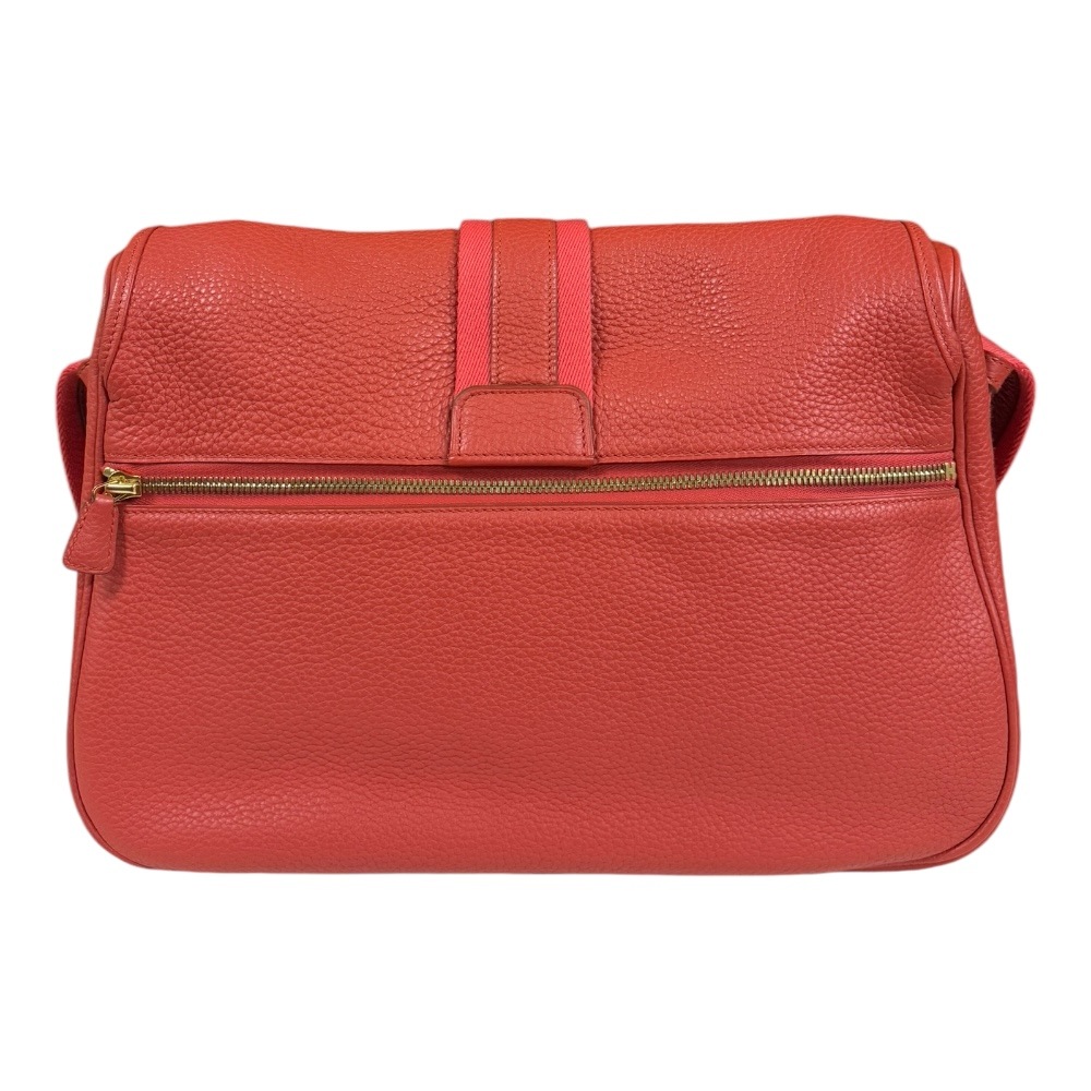 エルメス ブールラング ショルダーバッグ トリヨンクレマンス オレンジ HERMES 中古 美品