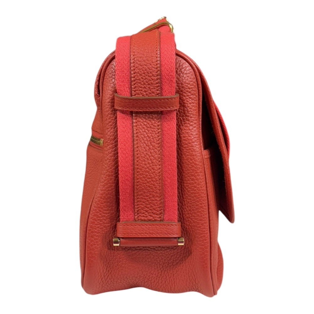 エルメス ブールラング ショルダーバッグ トリヨンクレマンス オレンジ HERMES 中古 美品