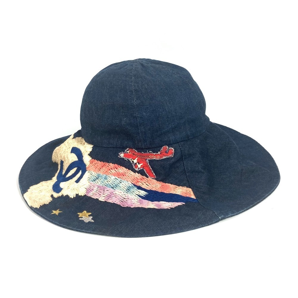 ハット 夜間飛行 デニム ハット帽 帽子 バケットハット ボブハット コットン ブルー ハット 夜間飛行 デニム ハット帽 帽子 バケットハット ボブハット コットン ブルー