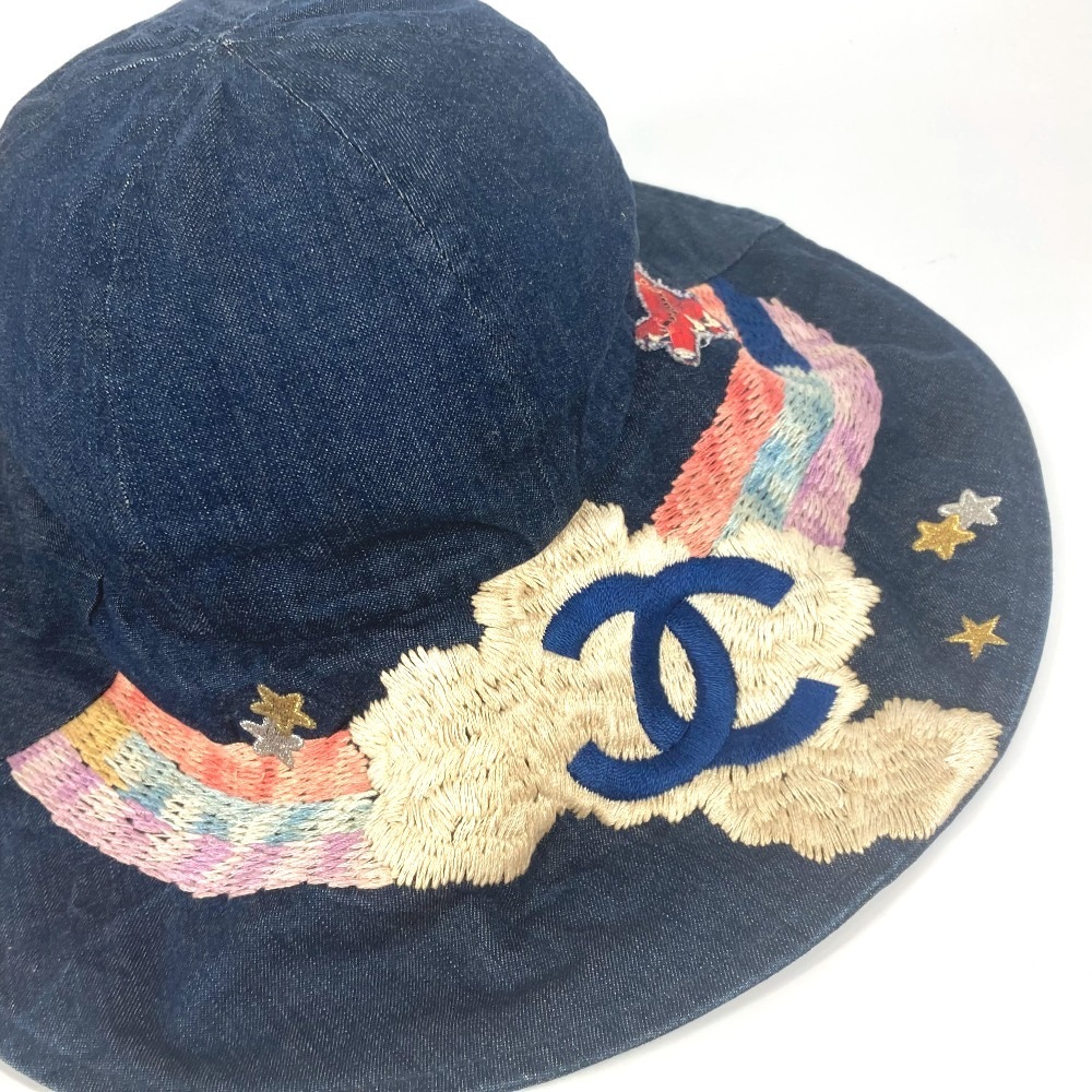 ハット 夜間飛行 デニム ハット帽 帽子 バケットハット ボブハット コットン ブルー ハット 夜間飛行 デニム ハット帽 帽子 バケットハット ボブハット コットン ブルー