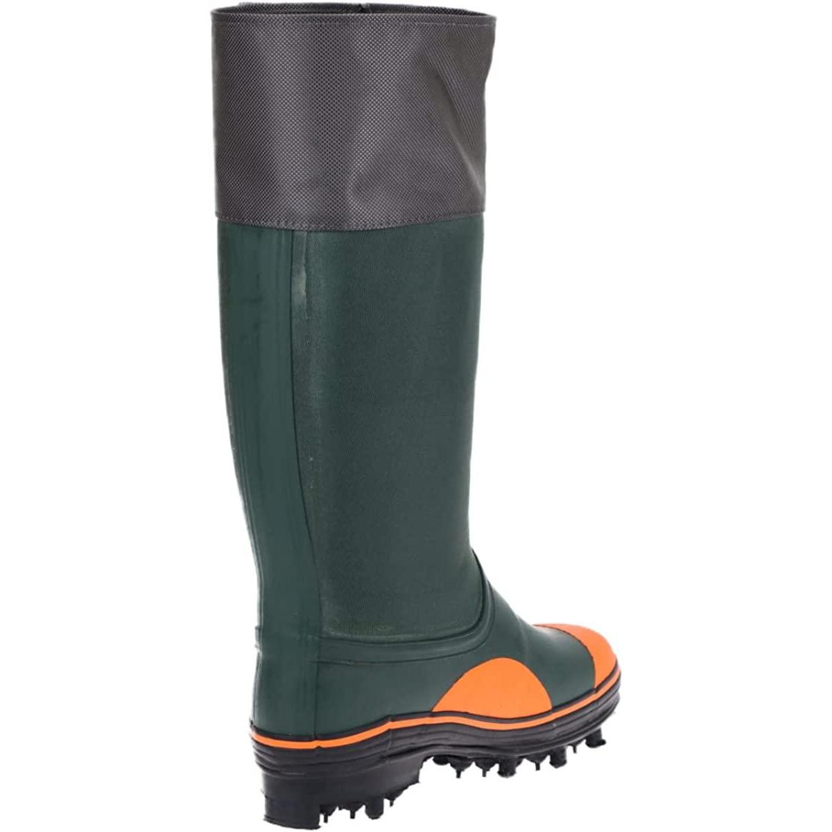 ミツウマ 岩礁80型NS ピンスパイク 長靴 濃グリーン 25.5cm 足首固定用バンド付 作業用 釣り 氷雪 204101 ミツウマ 岩礁80型NS ピンスパイク 長靴 濃グリーン 25.5cm 足首固定用バンド付 作業用 釣り 氷雪 204101