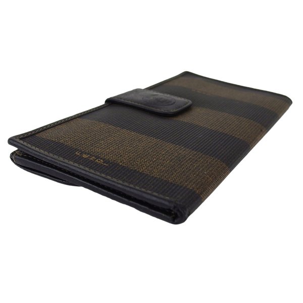 長財布 Wホック 財布 ペカン レディース メンズ ブラック ベージュ 中古