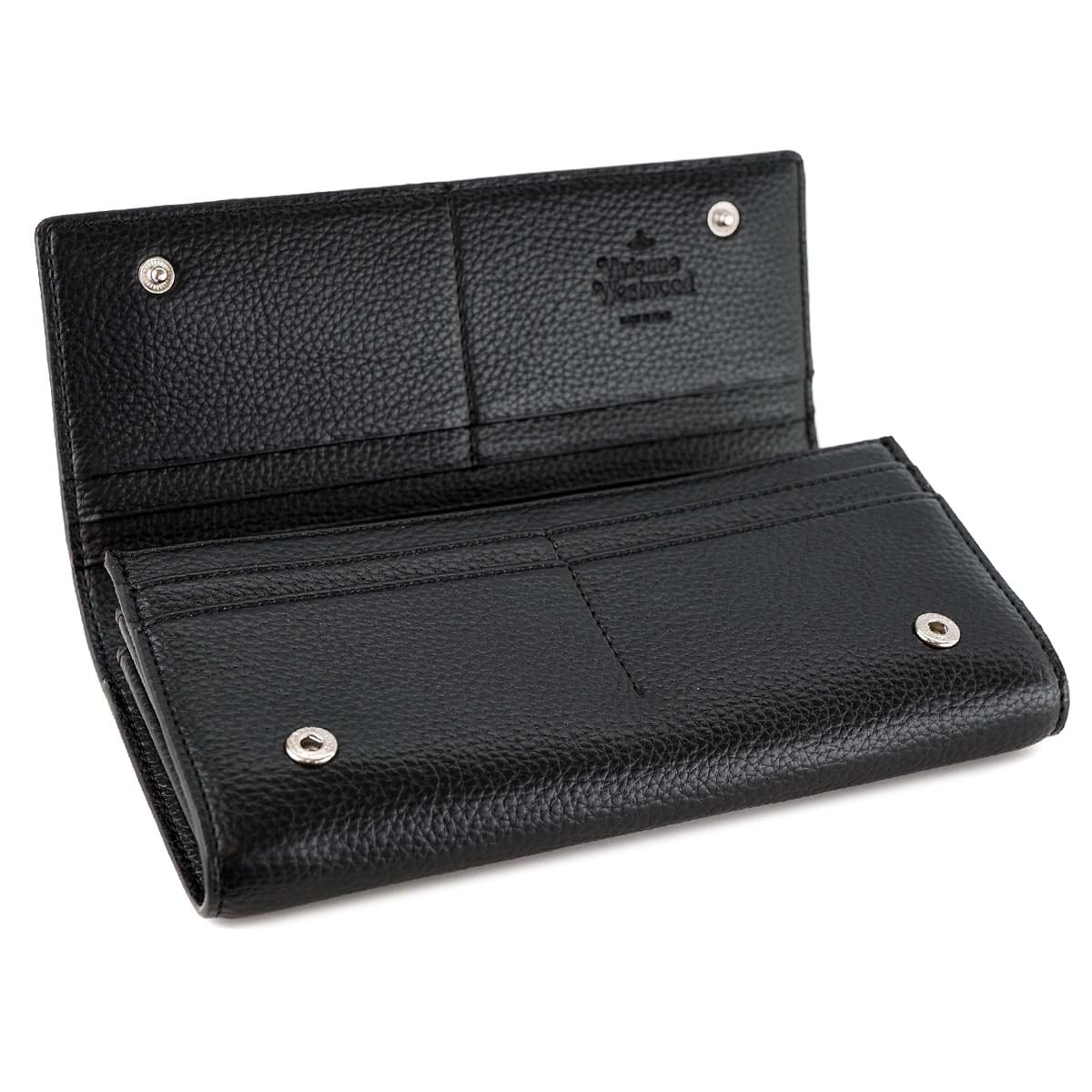 長財布 2024年春夏新作 51120005U S000D RE-VEGAN LONG CARD HOLDER レディース N403 BLACK