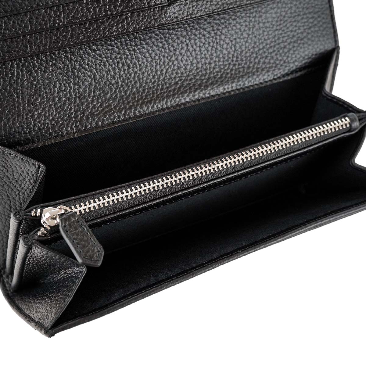 長財布 2024年春夏新作 51120005U S000D RE-VEGAN LONG CARD HOLDER レディース N403 BLACK