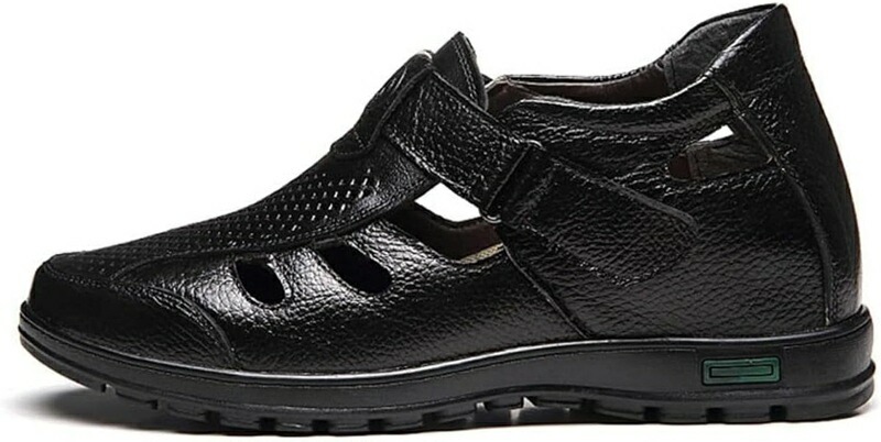 シークレットシューズ メンズ 身長アップ靴 8cm背が高くなる靴 通気 ビジネスシューズ 紳士 スリッポン サンダル革 オフィス