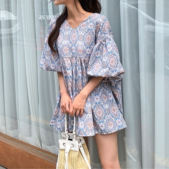 ワンピース ひざ上 シャツワンピース 花柄ワンピース レディース ミニ丈 ミニワンピース 花柄 エスニック調 Vネック 七分袖 五分袖 チュニック ドレス オーバーサイズ 大人可愛い レトロ ガーリー ワンピース ひざ上 シャツワンピース 花柄ワンピース レディース ミニ丈 ミニワンピース 花柄 エスニック調 Vネック 七分袖 五分袖 チュニック ドレス オーバーサイズ 大人可愛い レトロ ガーリー