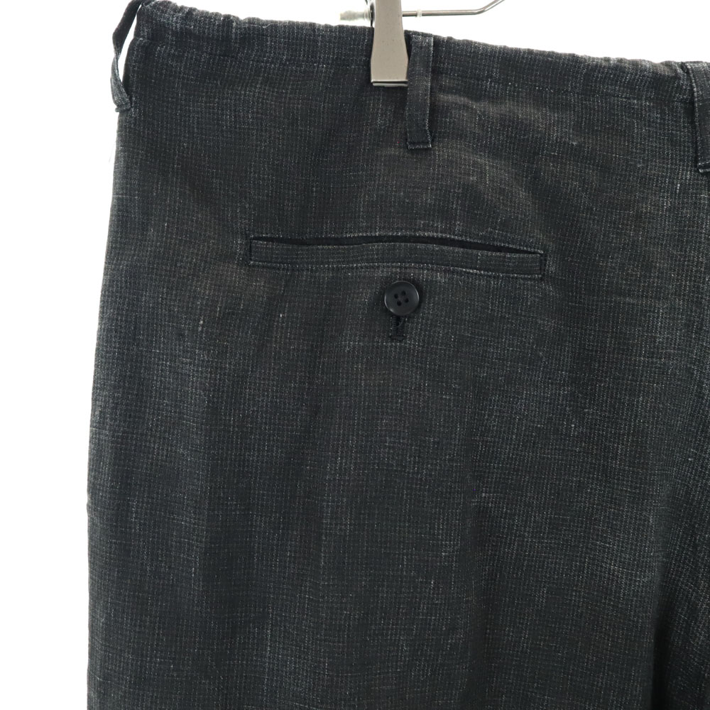 グランドワイ 日本製 リネンパンツ 3 グレー系 Ground Y YOHJI YAMAMOTO メンズ