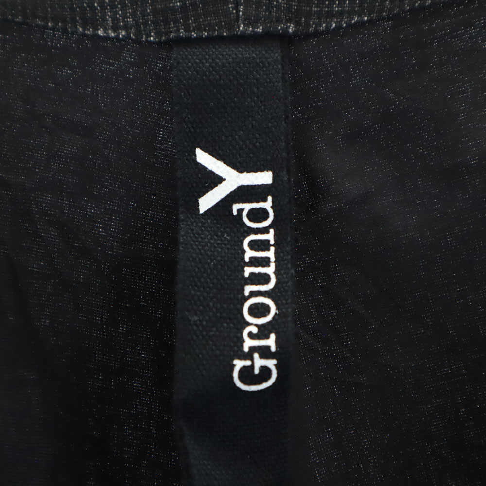 グランドワイ 日本製 リネンパンツ 3 グレー系 Ground Y YOHJI YAMAMOTO メンズ