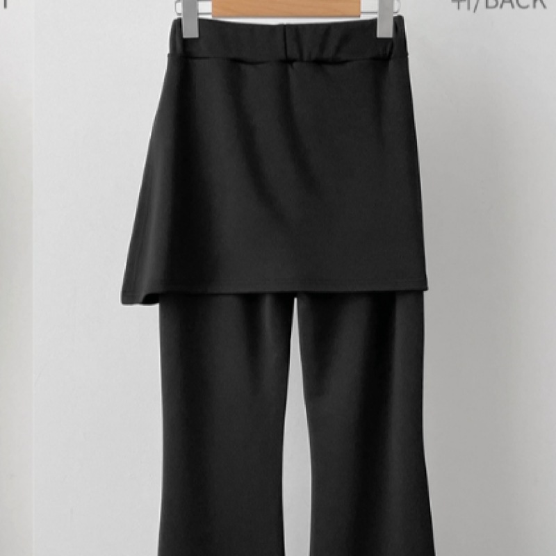 [ナーク21] (55~88) エラスティックブーツカットスカートパンツKO52-P-07