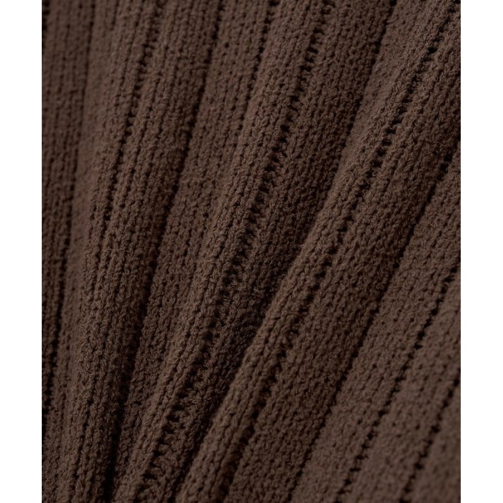 SATUR ファロオーバーサイズブークルカーディガンヘリテージブラウン