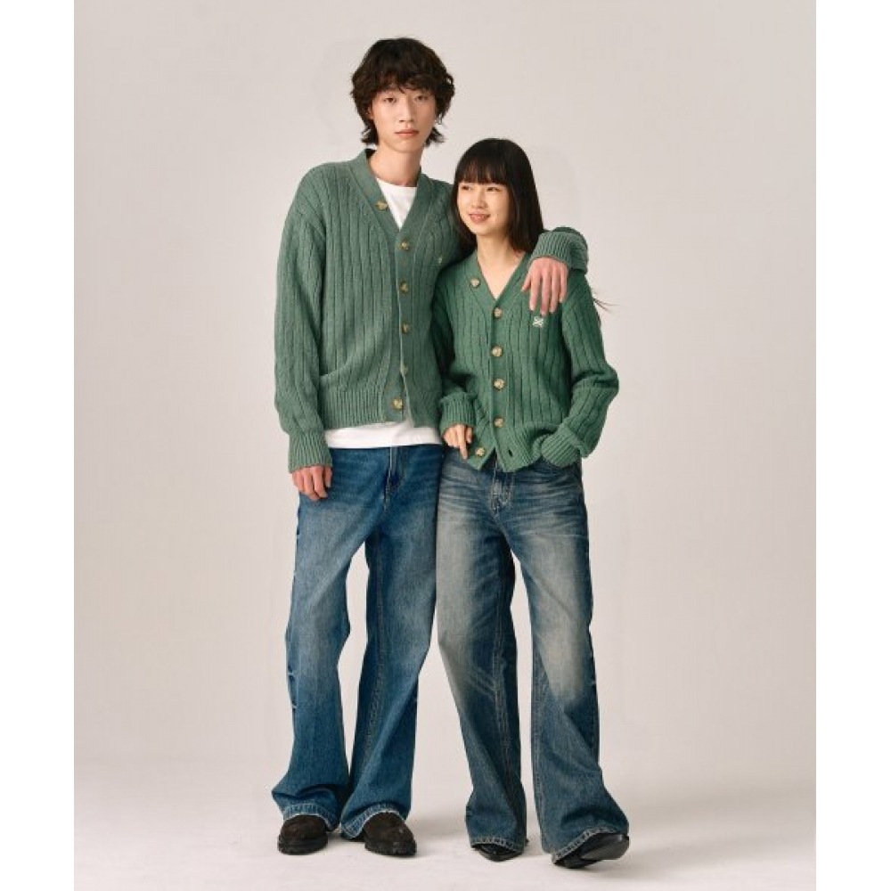 SATUR ファロオーバーサイズブークルカーディガンヘリテージブラウン