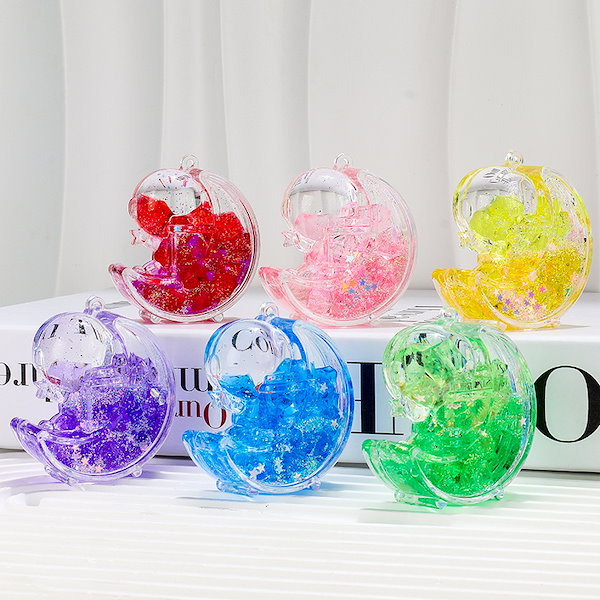 魅力UP☆キューブ型オルゴナイトのキーホルダー④（願い叶えるメモリー