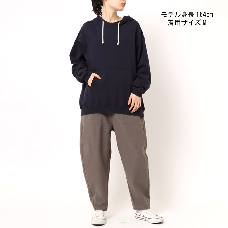 Cafetty カフェッティ ハイネックフードパーカー パーカー ハイネック プルオーバー フライス コクーンシルエット 長袖 ポケット フード CF-6075 CF6075 Cafetty カフェッティ ハイネックフードパーカー パーカー ハイネック プルオーバー フライス コクーンシルエット 長袖 ポケット フード CF-6075 CF6075