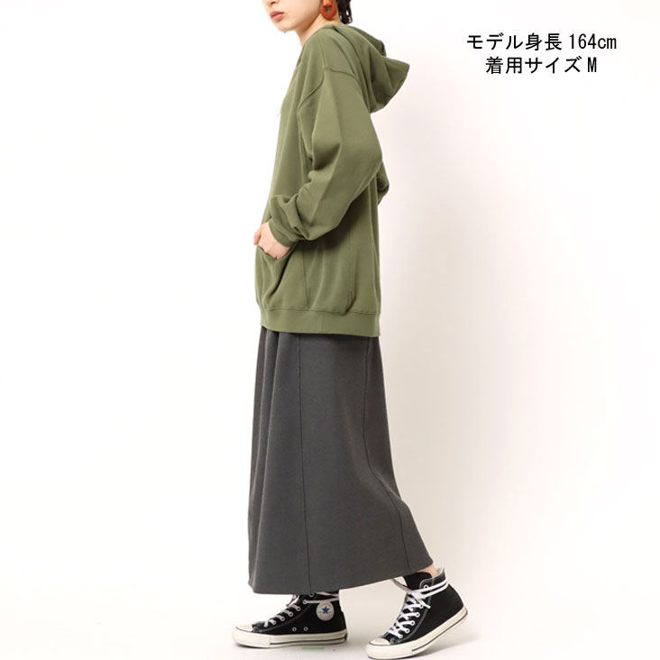 Cafetty カフェッティ ハイネックフードパーカー パーカー ハイネック プルオーバー フライス コクーンシルエット 長袖 ポケット フード CF-6075 CF6075 Cafetty カフェッティ ハイネックフードパーカー パーカー ハイネック プルオーバー フライス コクーンシルエット 長袖 ポケット フード CF-6075 CF6075