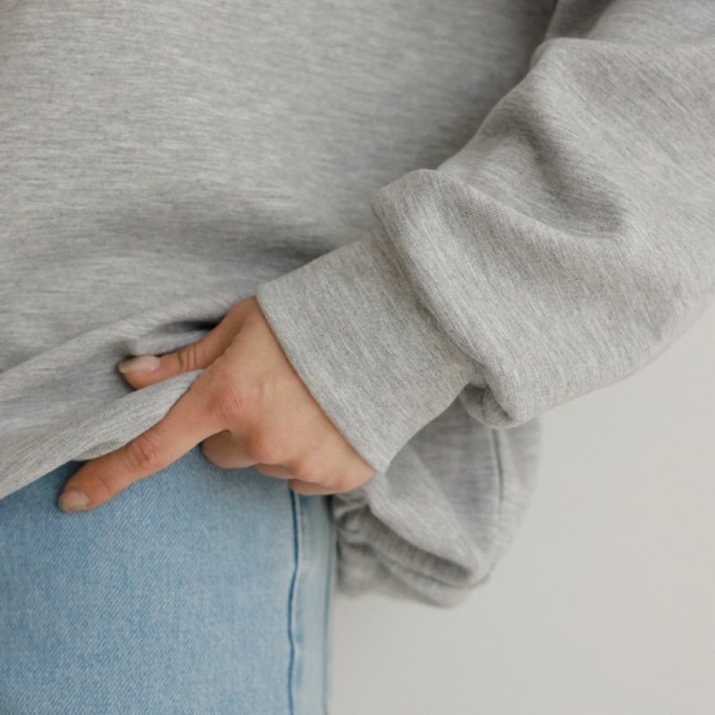 [Elysia] カースシャツレイヤードスウェットシャツ Tシャツ