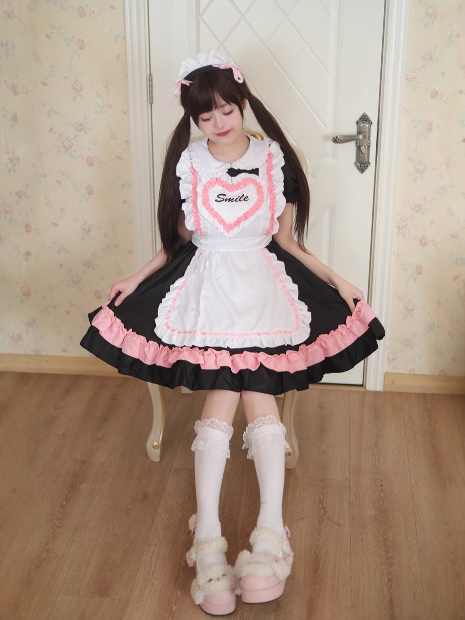 オリジナル新製品純愛かわいいメイド服かわいい日本のロリータ少女二次元メイドメイド制服