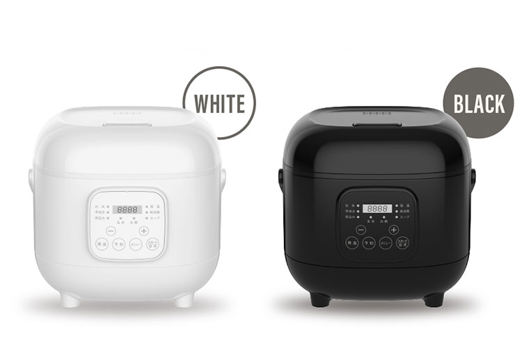 3合炊飯器 メニュー8種類 12時間予約 デジタル表示 簡単操作 シンプル コンパクト おしゃれ か