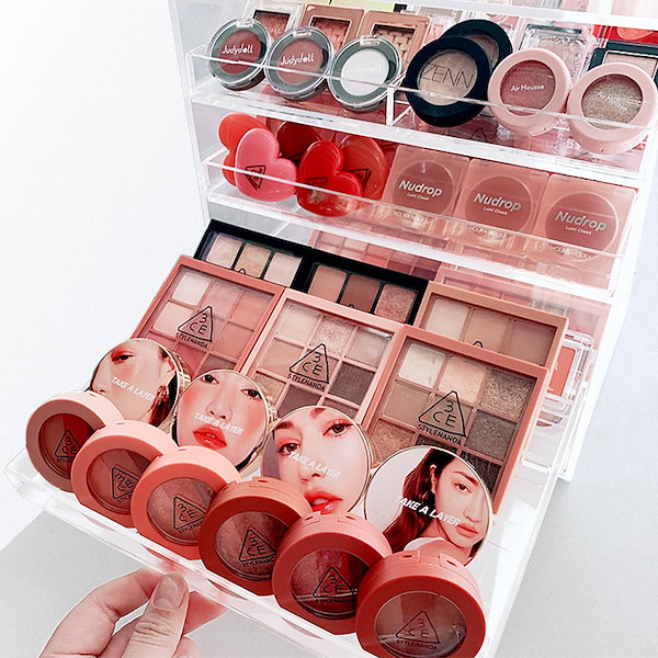 Qoo10] コスメ収納 アクリル SNSの大人気 多