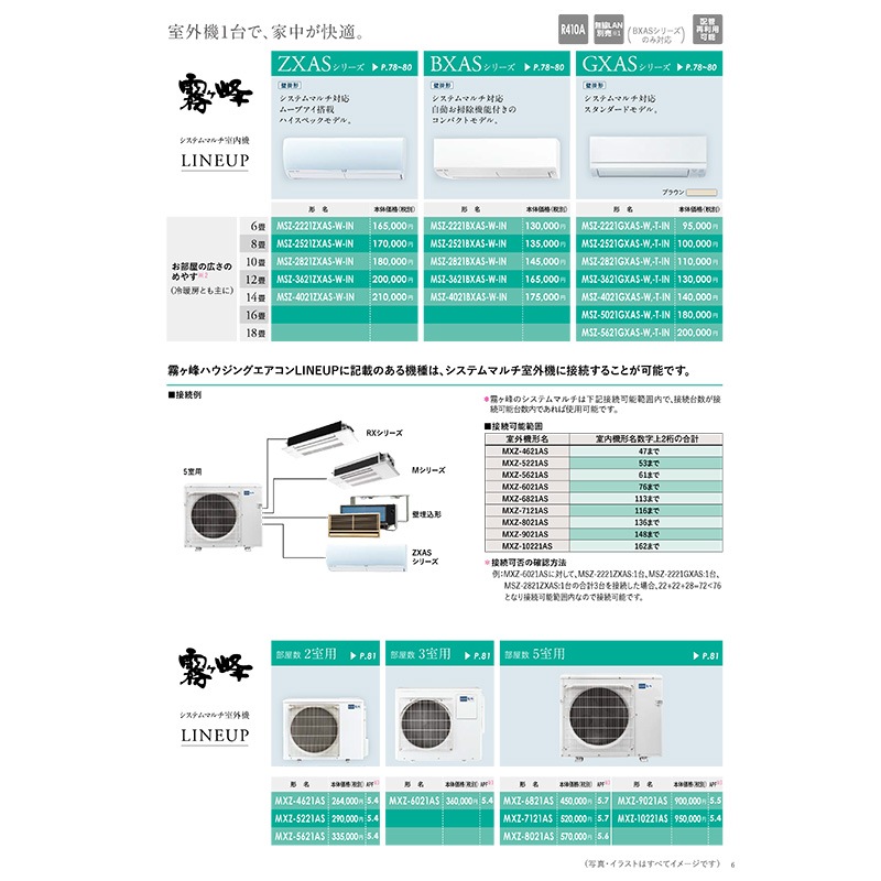 MSZ-5621GXAS-W【室外機のみ】エアコン主に18畳GXASシリーズ霧ヶ峰ピュアホワイトルームエアコン室外機別売り2021年モデル