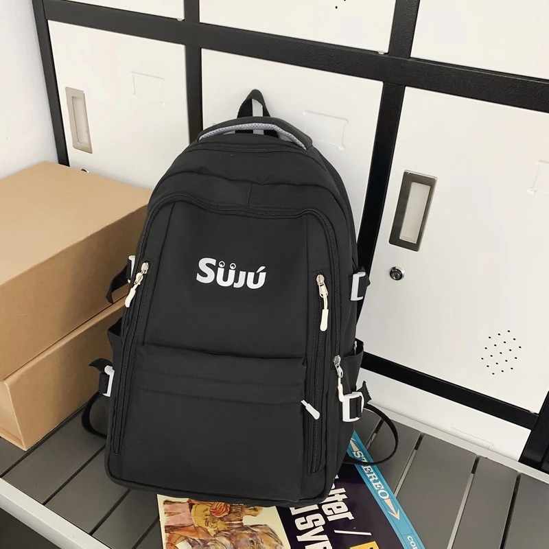 韓国ファッション ins シンプル 可愛い 学生 通学カバン カジュアル 質感 高級感 バックパック 花柄 大容量 軽量 リュック ショルダーバッグ