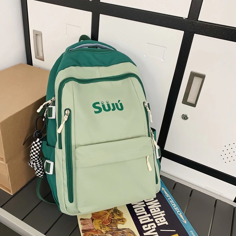 韓国ファッション ins シンプル 可愛い 学生 通学カバン カジュアル 質感 高級感 バックパック 花柄 大容量 軽量 リュック ショルダーバッグ