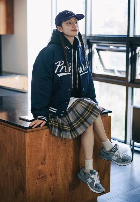 JEMUT] Prime Overfit Stadium Jacket ジャンパー・ブルゾン