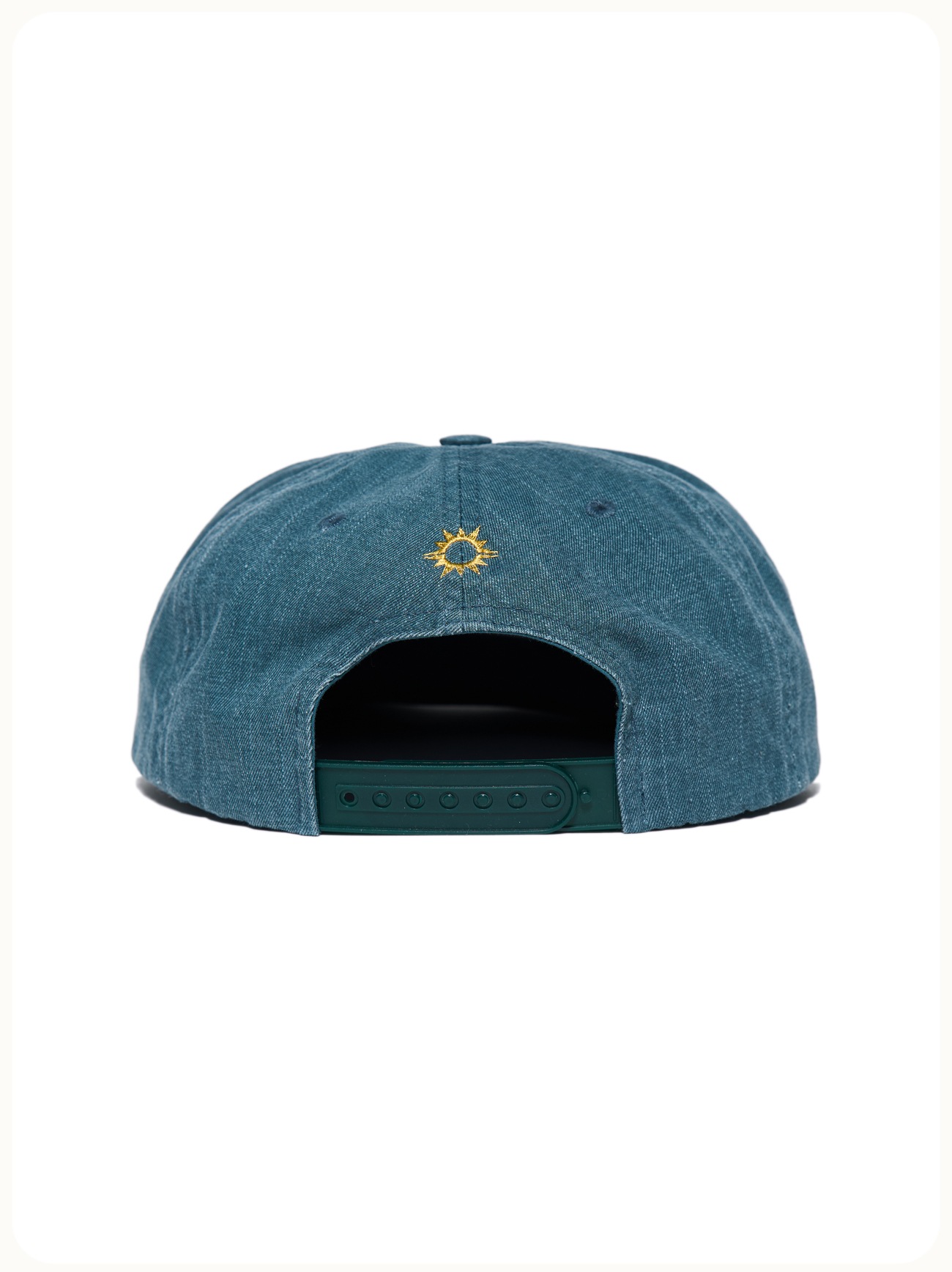 HELLO SUNRISE Washed HS Wappen 5Panel Cap Forest Green キャップ