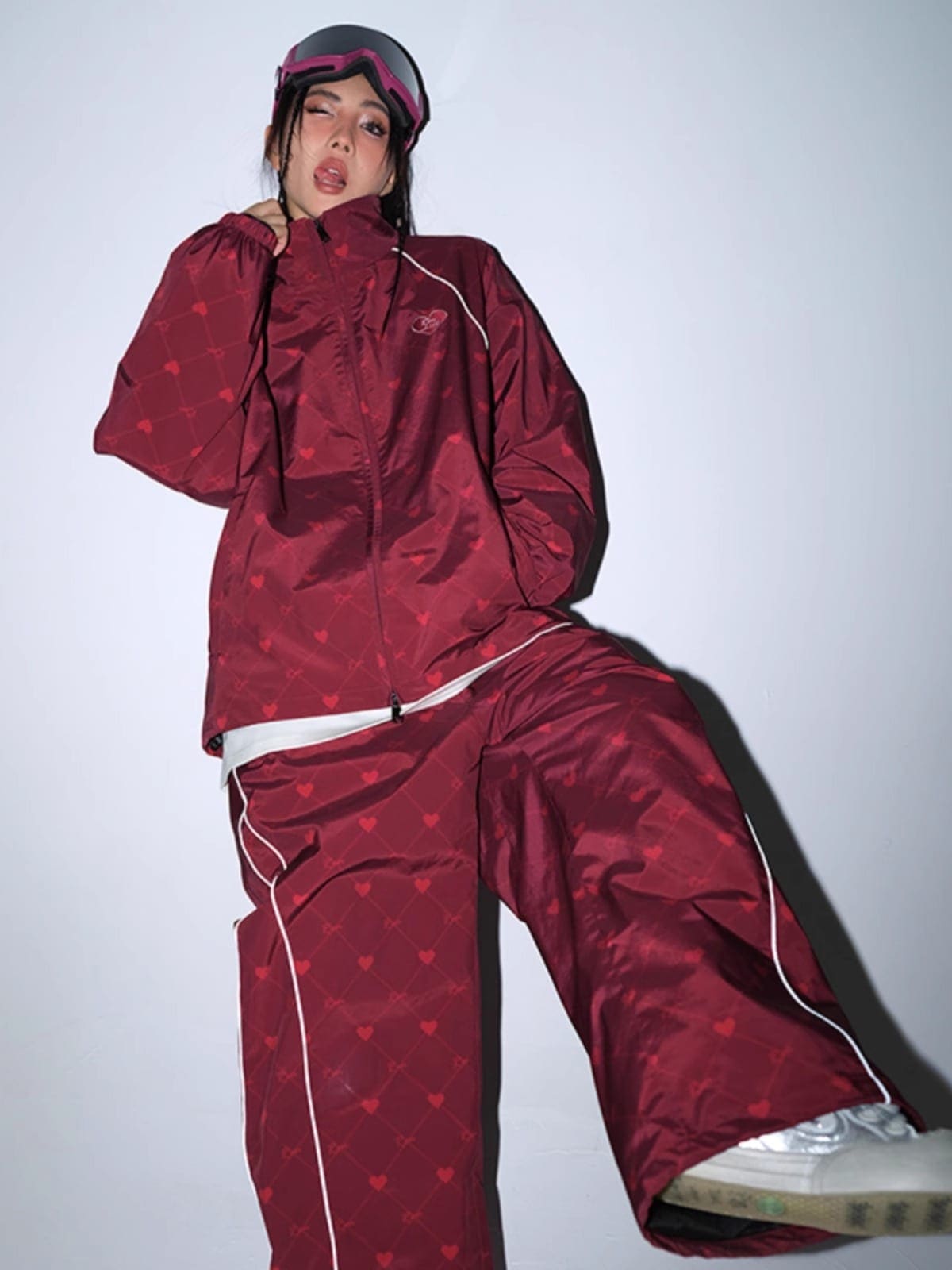 スノーボードウェア 上下セット レディース メンズ 防水20000mm スキーウェア スノボウェア ジャケット アウター パーカー ロングパンツ 男女兼用 韓国風 防水 防寒防雪保温