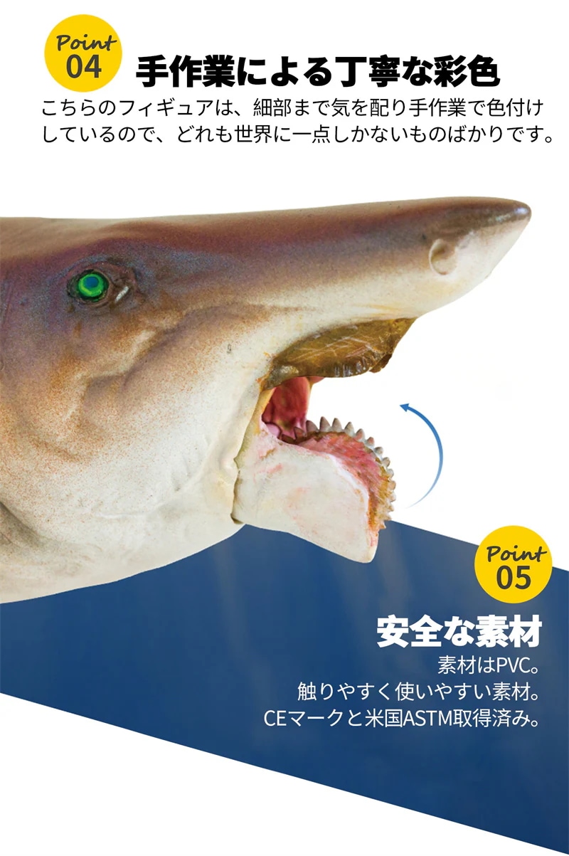 PNSO 成長シリーズ ヘリコプリオン 魚類 動物 フィギュア
