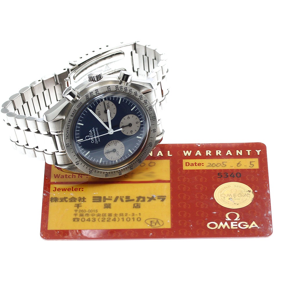 オメガ OMEGA 3510.82 スピードマスター クロノグラフ 日本限定 自動巻き メンズ 美品 保証書付き_889243【中古】 オメガ OMEGA 3510.82 スピードマスター クロノグラフ 日本限定 自動巻き メンズ 美品 保証書付き_889243【中古】